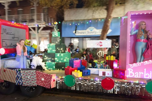 There were plenty of local organizations with colorful floats.